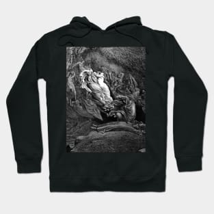 High Resolution Gustave Doré Illustration Dante Faints Hoodie